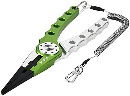 Aluminum Fishing Pliers Saltwater, Surf Fishing Tackle Kit, Fishing  Multitool Hook Remover Braided Fishing Line Cutting And Split Ring